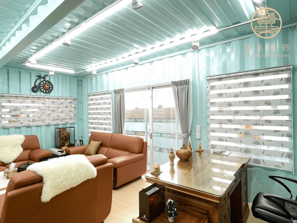 馨巢窗飾新竹窗簾安裝實績／客廳客製化窗簾